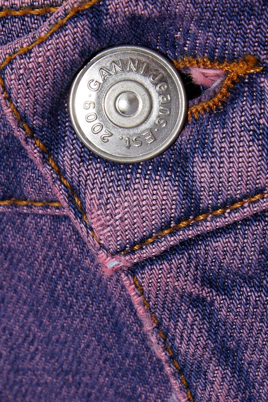 ganni purple jeans