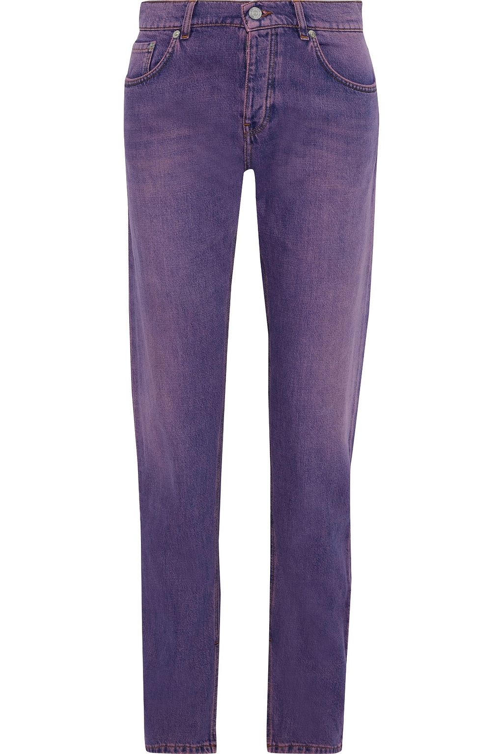 ganni purple jeans