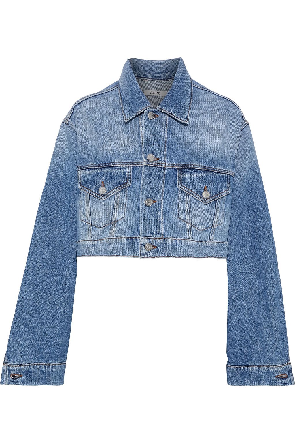 cropped denim jacket sale