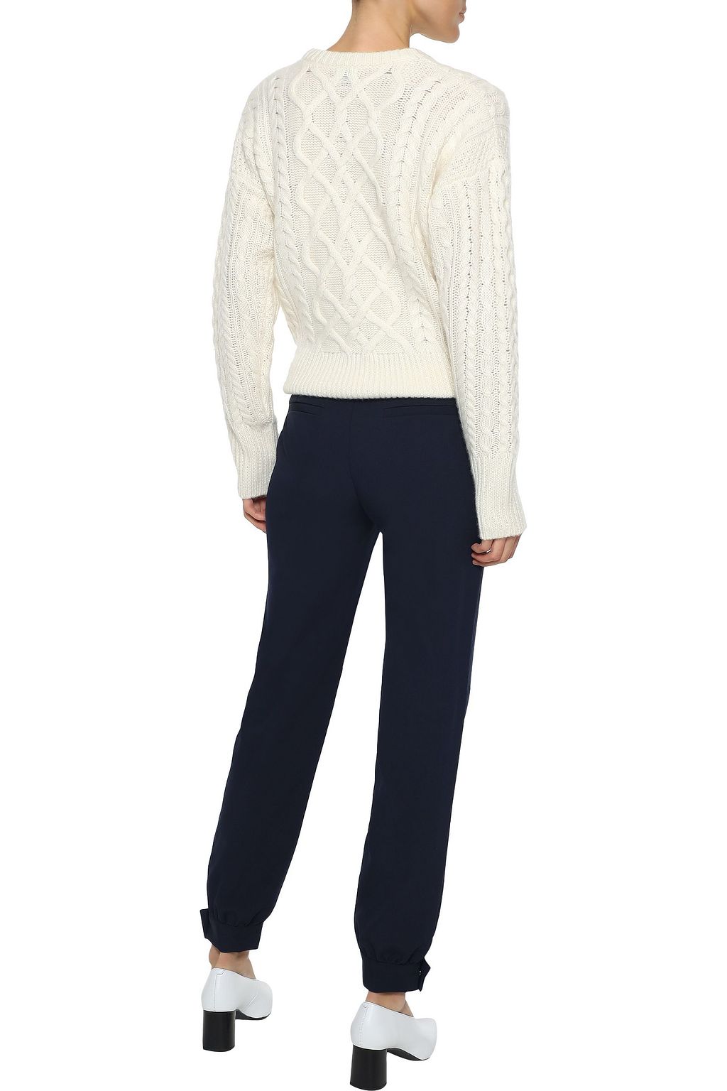 IRIS & INK Annemari crepe de chine tapered pants
