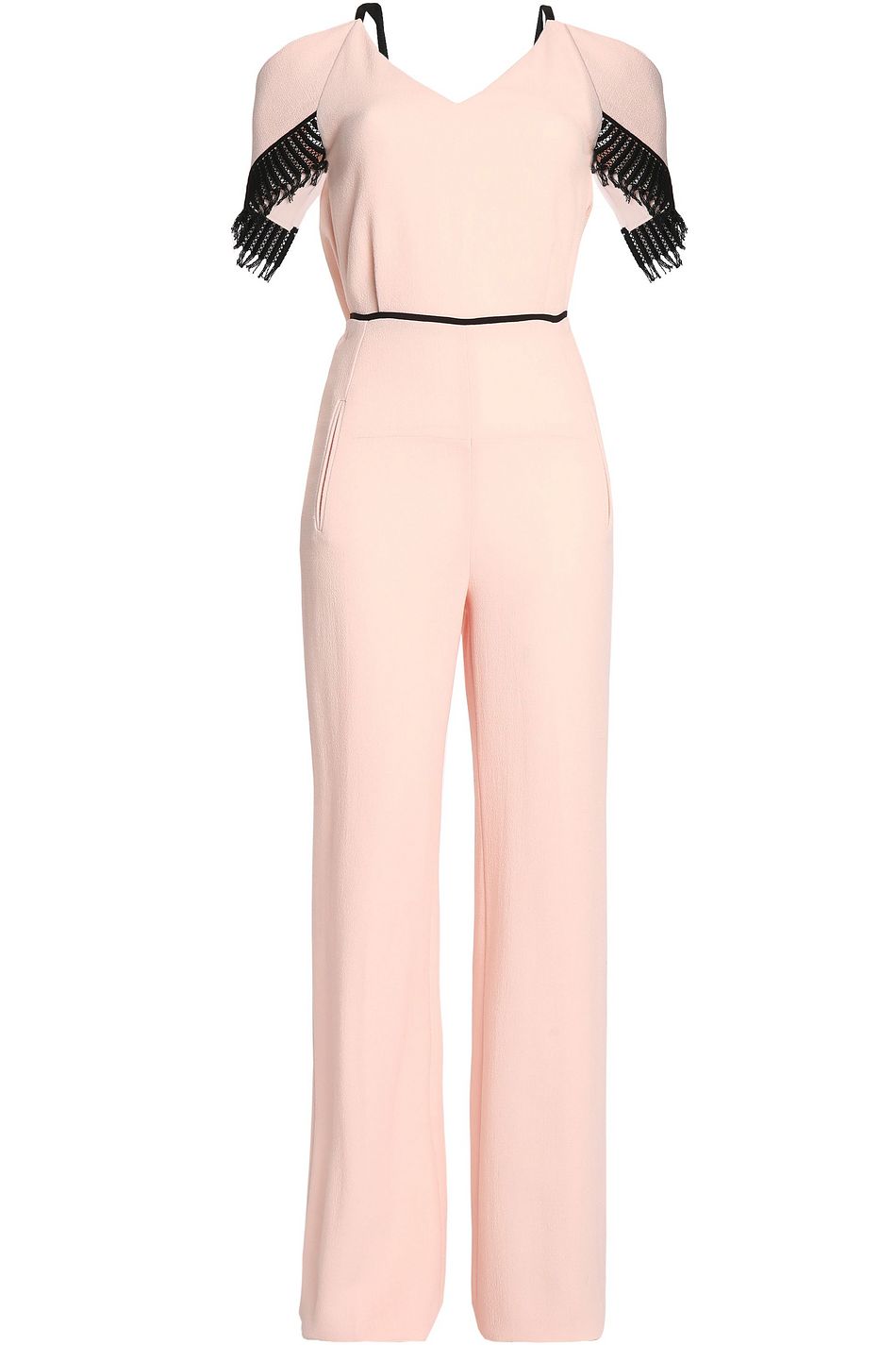 pastel pink jumpsuit