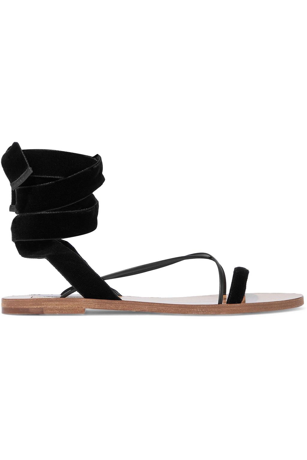 valentino velvet sandals
