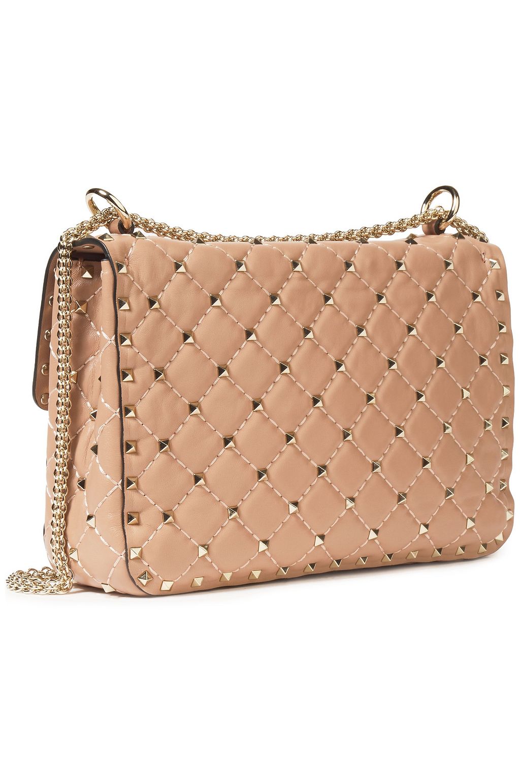 VALENTINO GARAVANI Rockstud Spike medium quilted leather shoulder bag
