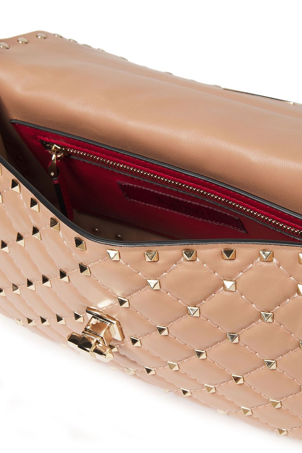VALENTINO GARAVANI Rockstud Spike medium quilted leather shoulder bag