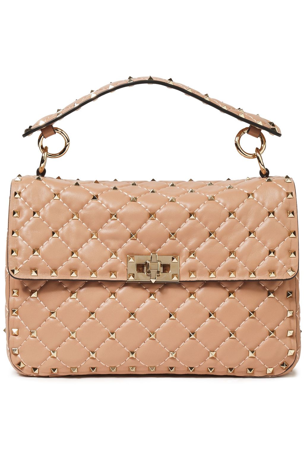 VALENTINO GARAVANI Rockstud Spike medium quilted leather shoulder bag