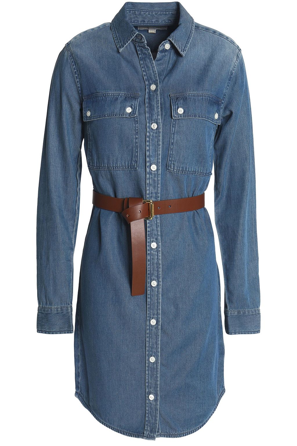 michael kors belted shirt dress