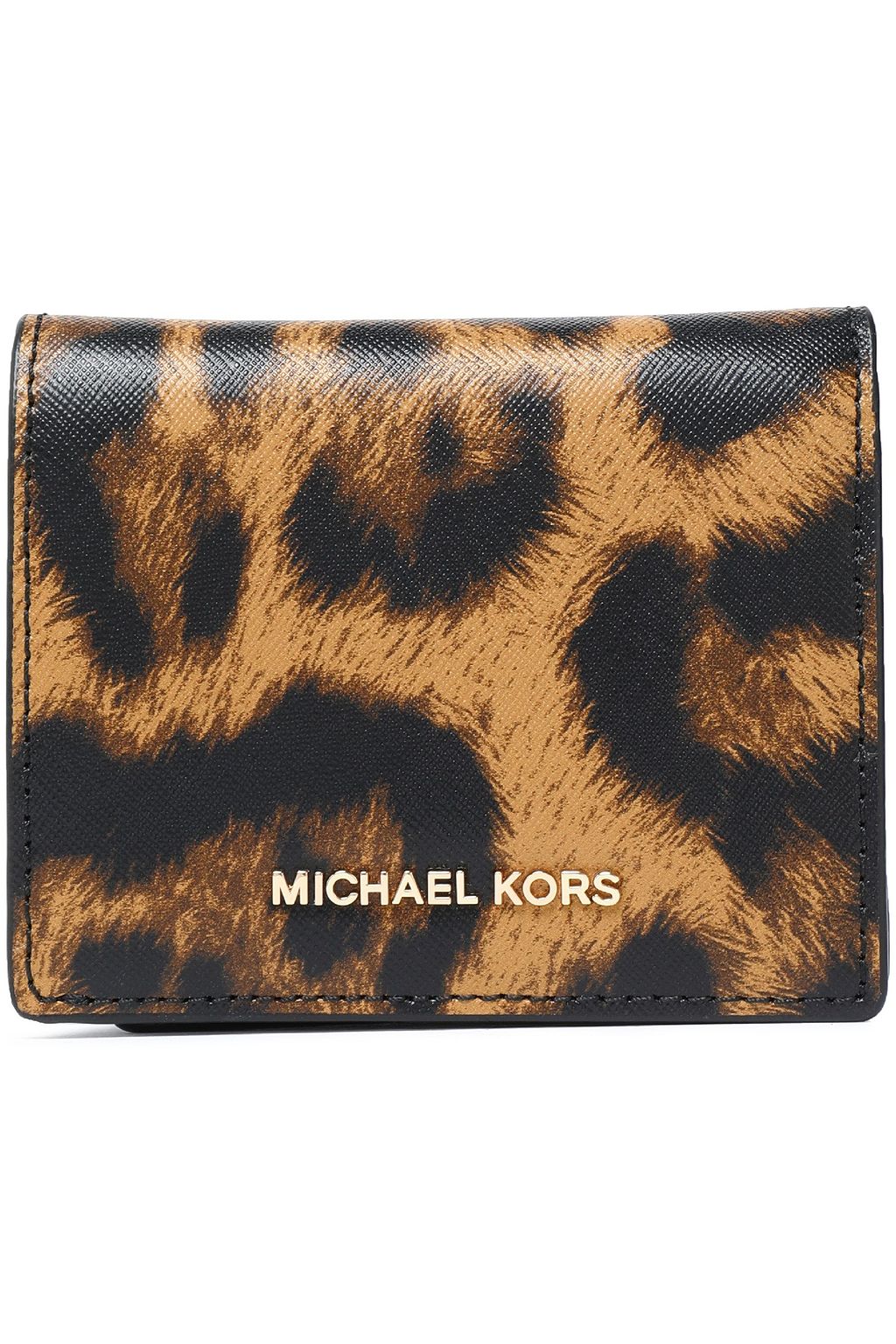 michael kors leopard print wallet