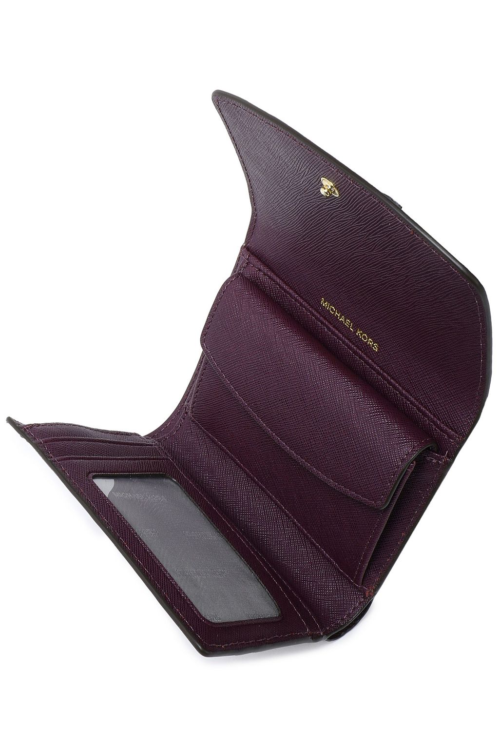 MICHAEL MICHAEL KORS Textured-leather wallet