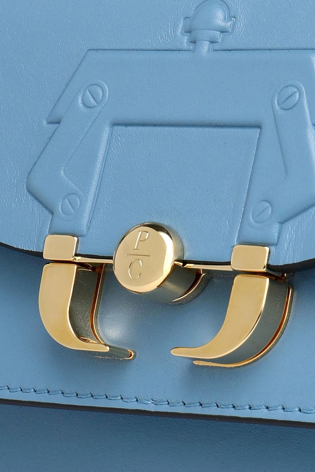 PAULA CADEMARTORI Embossed leather shoulder bag