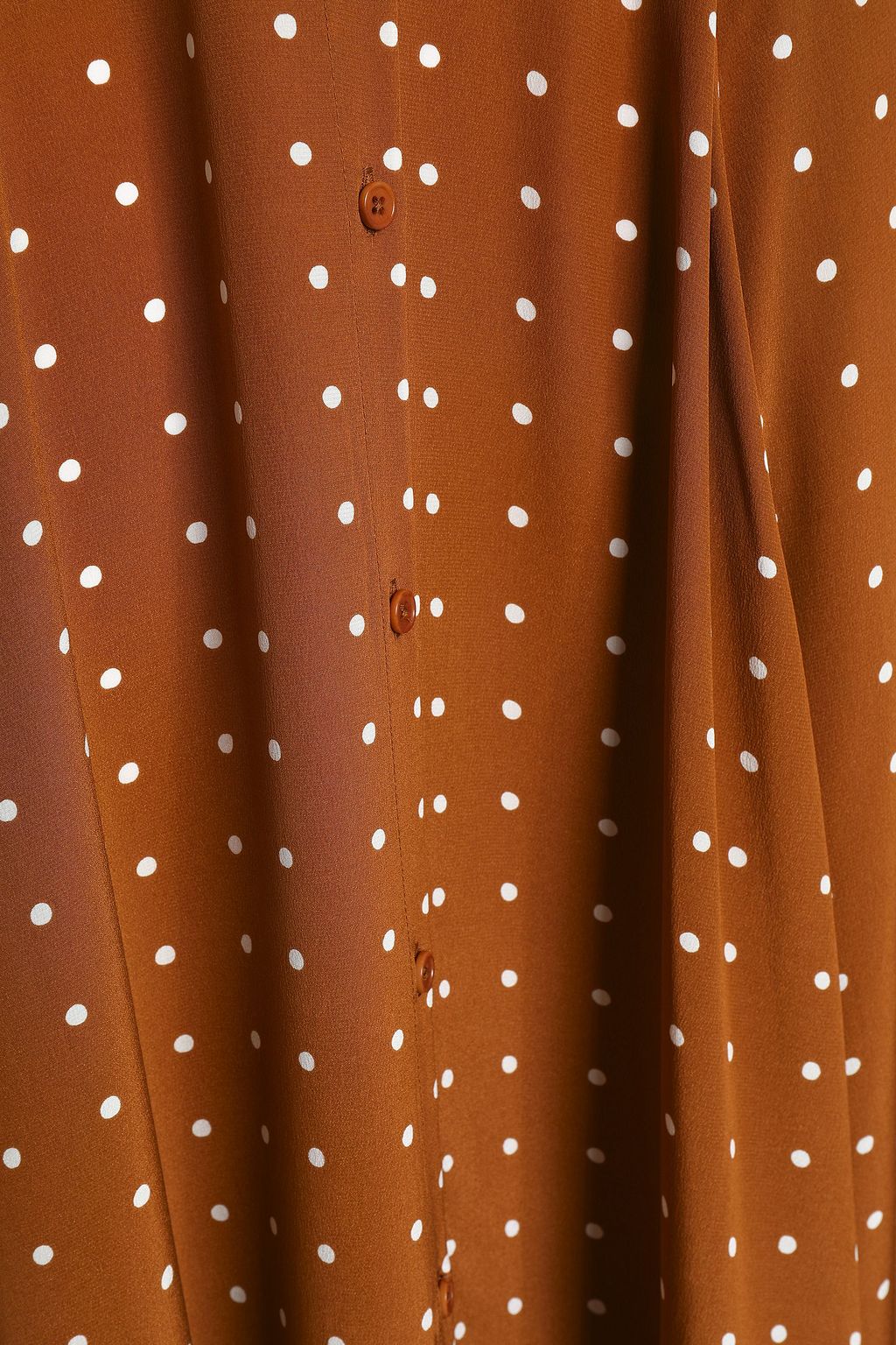 DIANE VON FURSTENBERG Pleated polka-dot silk maxi skirt