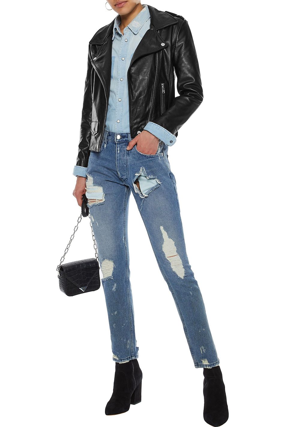 Black Ny Rider Leather Biker Jacket Up To 70 Off The Black Ny Rider Leather Biker Jacket