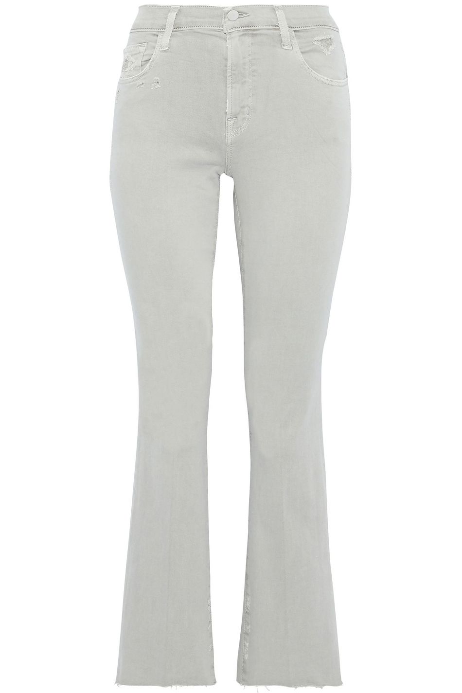 grey bootcut jeans