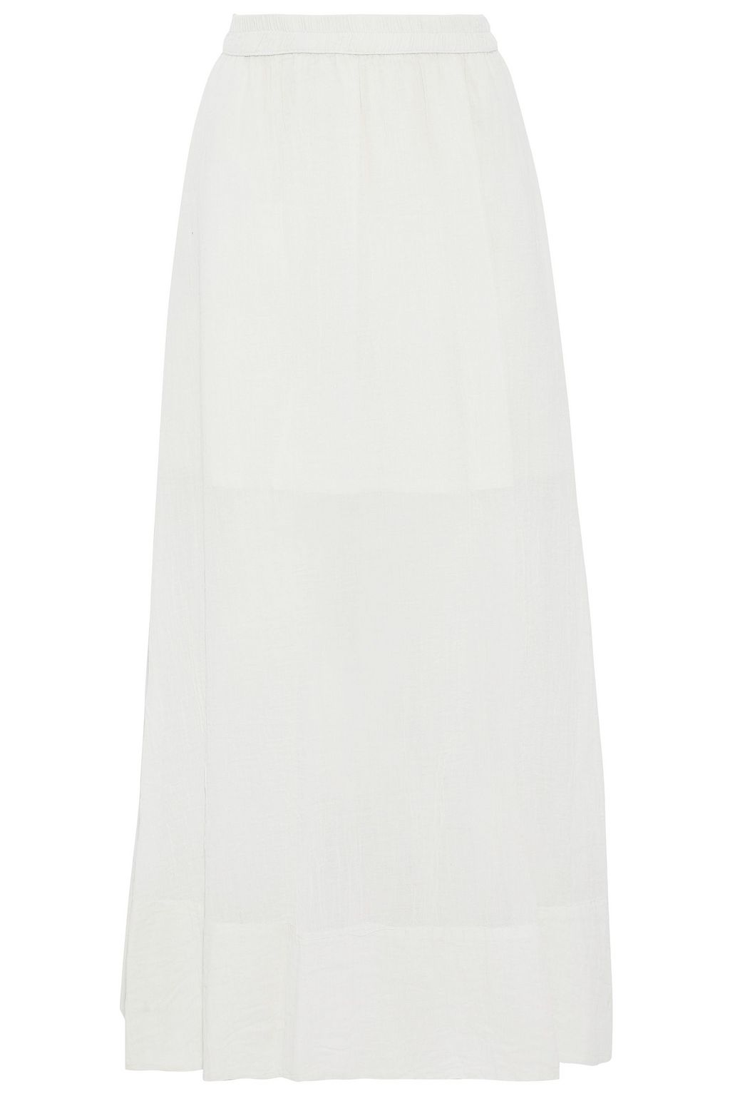 white gauze maxi skirt