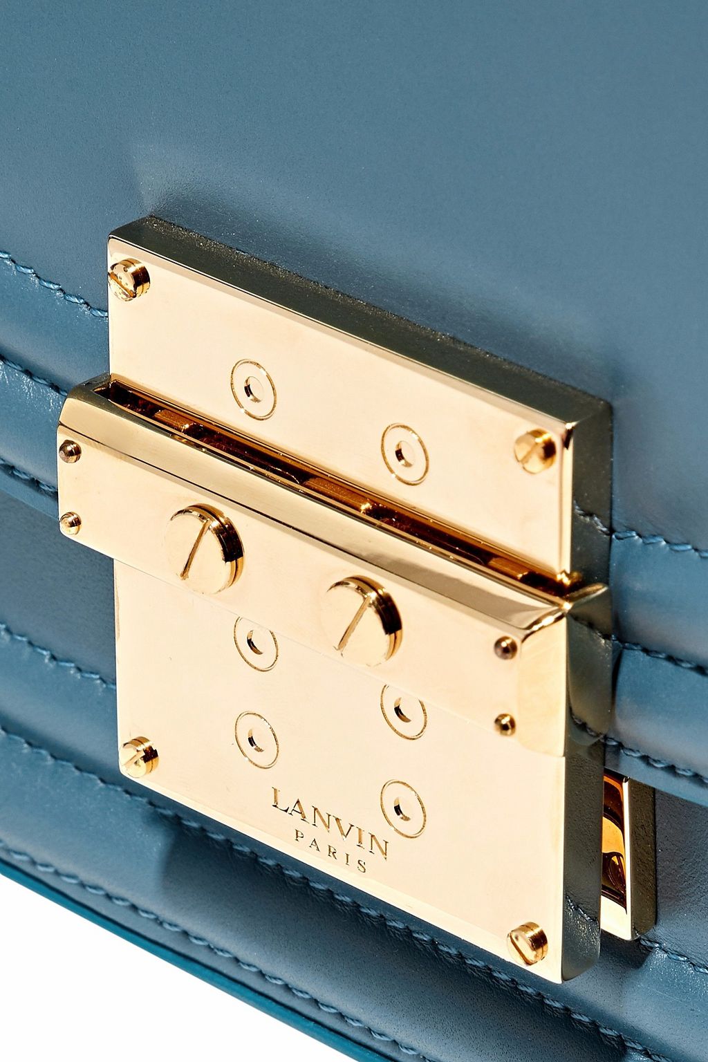 LANVIN Embellished leather shoulder bag