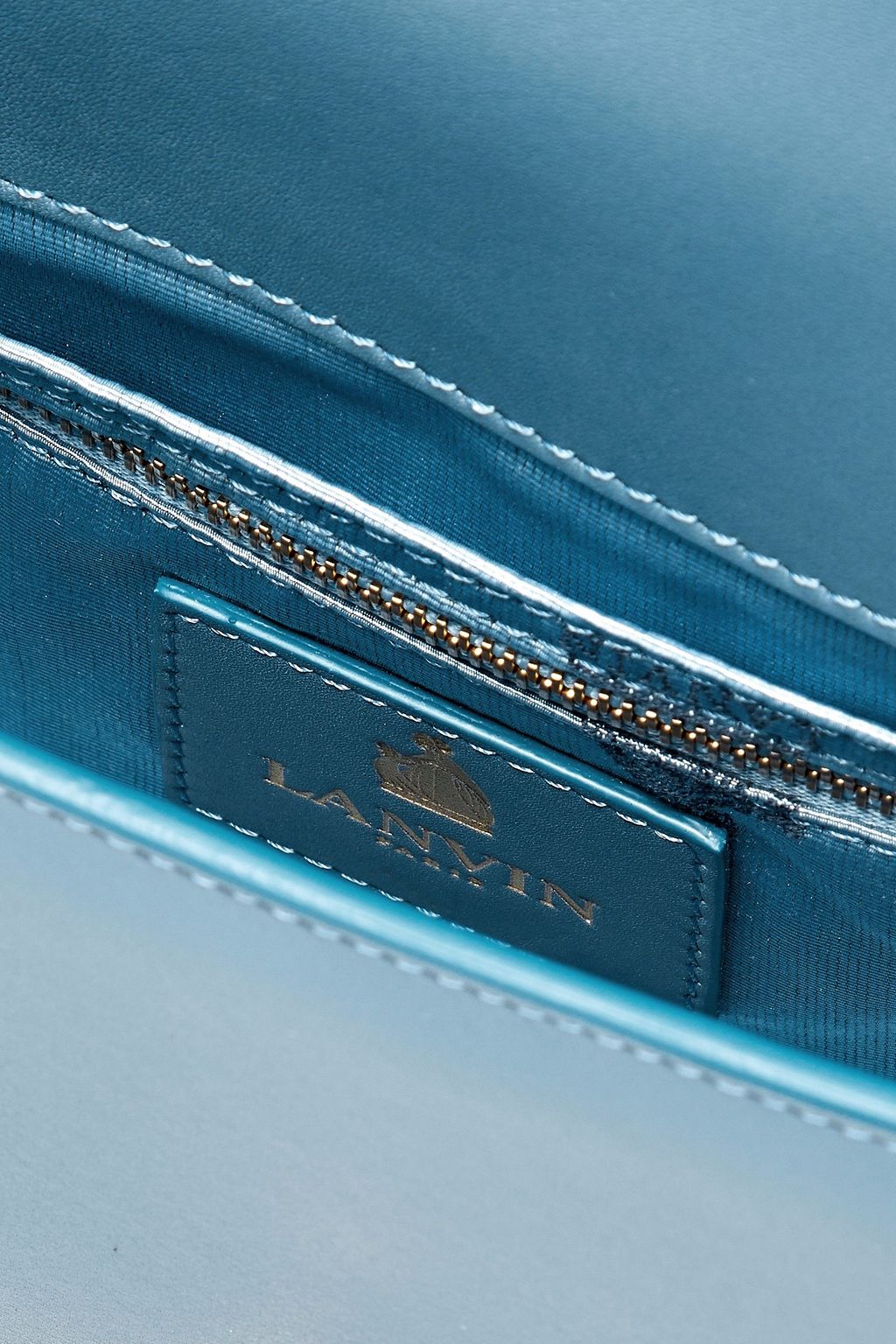 LANVIN Embellished leather shoulder bag