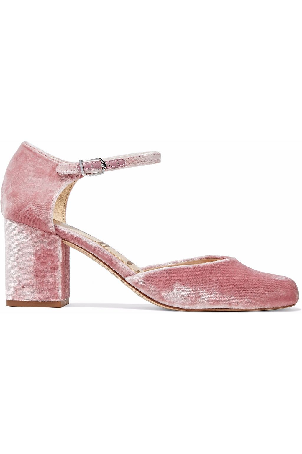 sam edelman pink velvet shoes