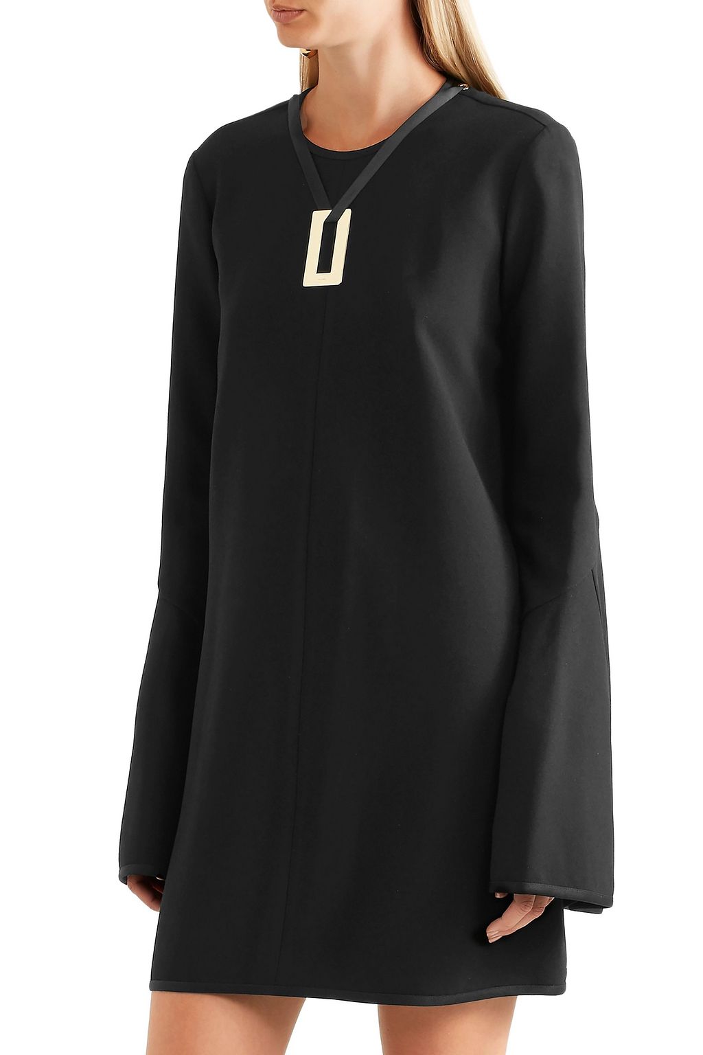 ELLERY Preacher embellished crepe mini dress