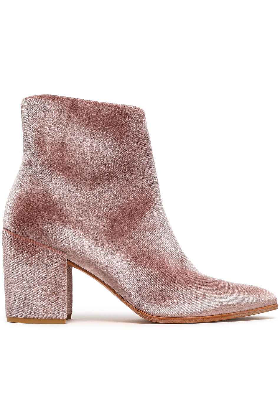 stuart weitzman velvet booties