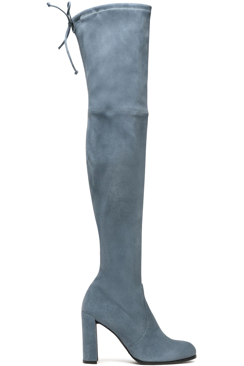 blue over the knee boot