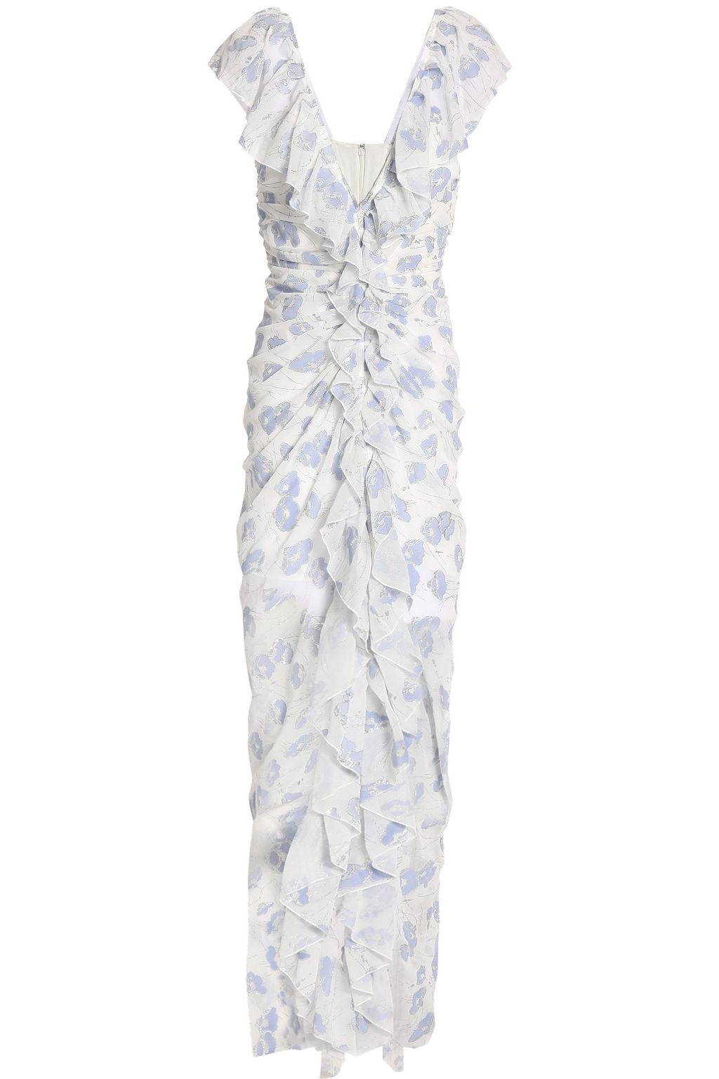 alice mccall blue and white dress