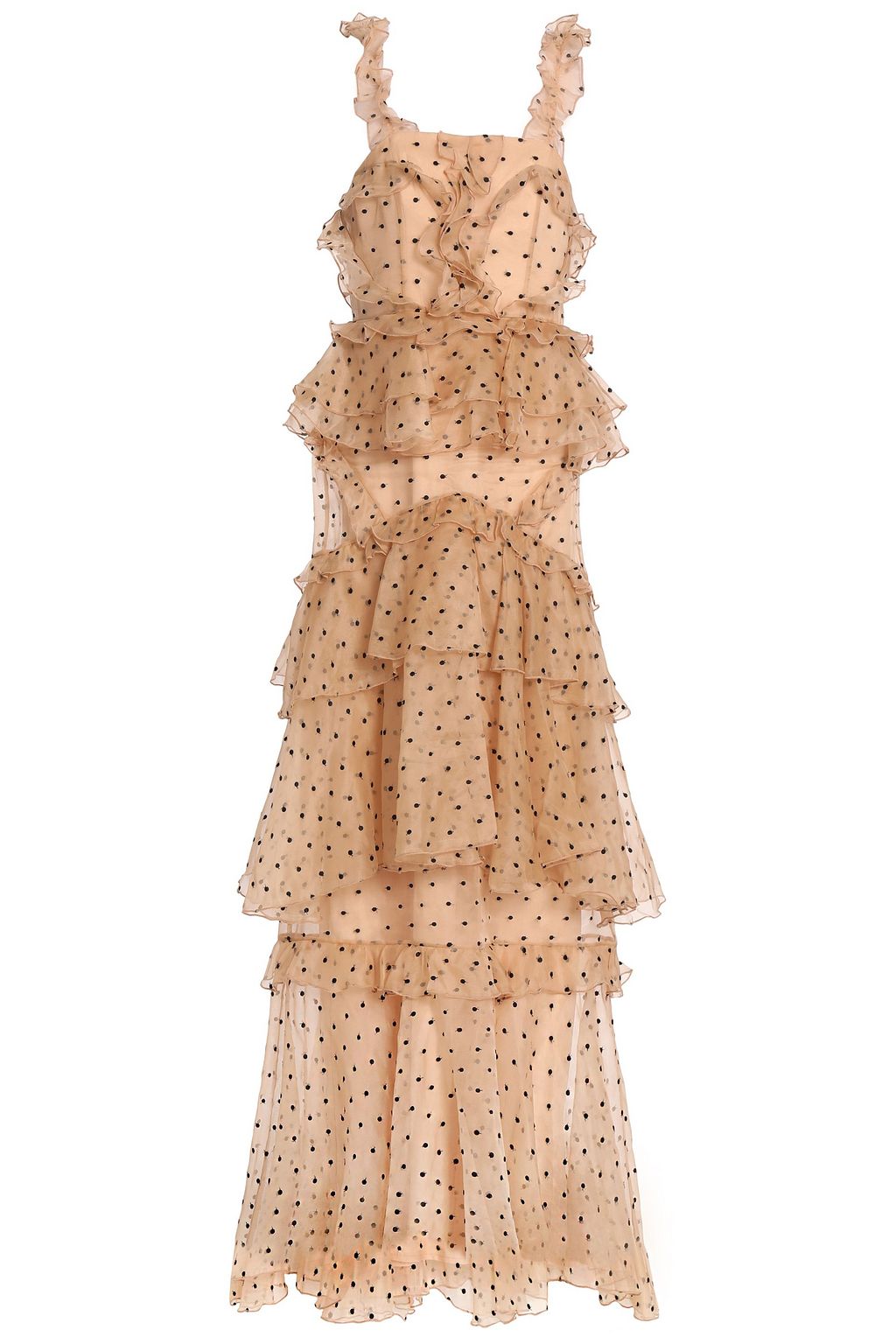 ganni yoko lace dress