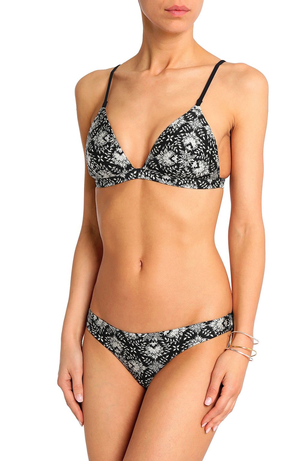 ZIMMERMANN Printed triangle bikini top