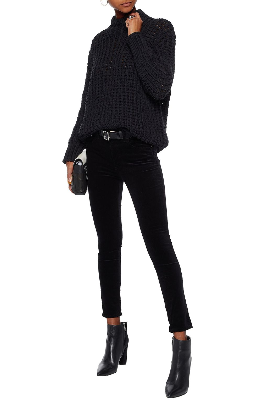 RAG & BONE Velvet high-rise skinny jeans
