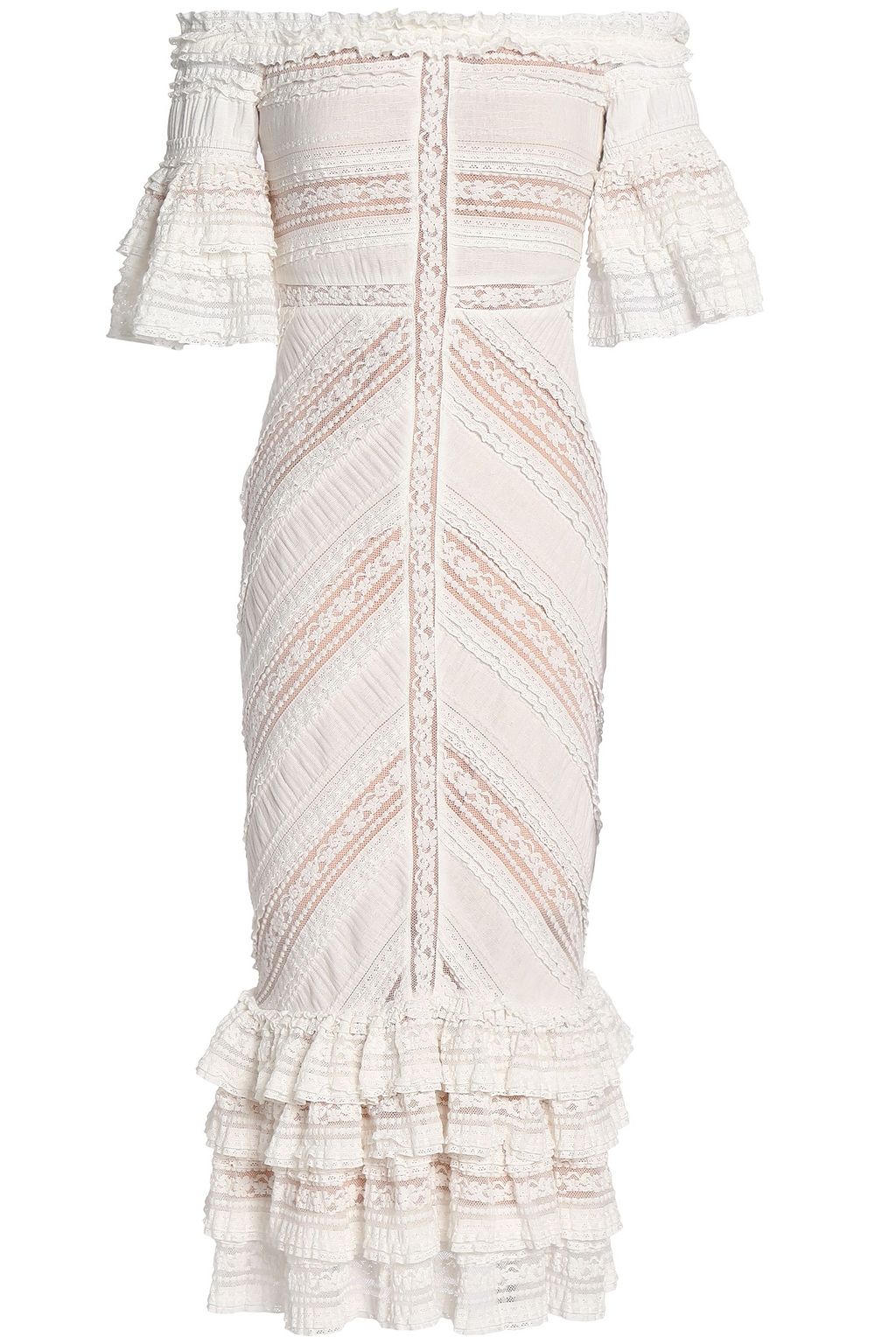 cinq a sept off the shoulder dress