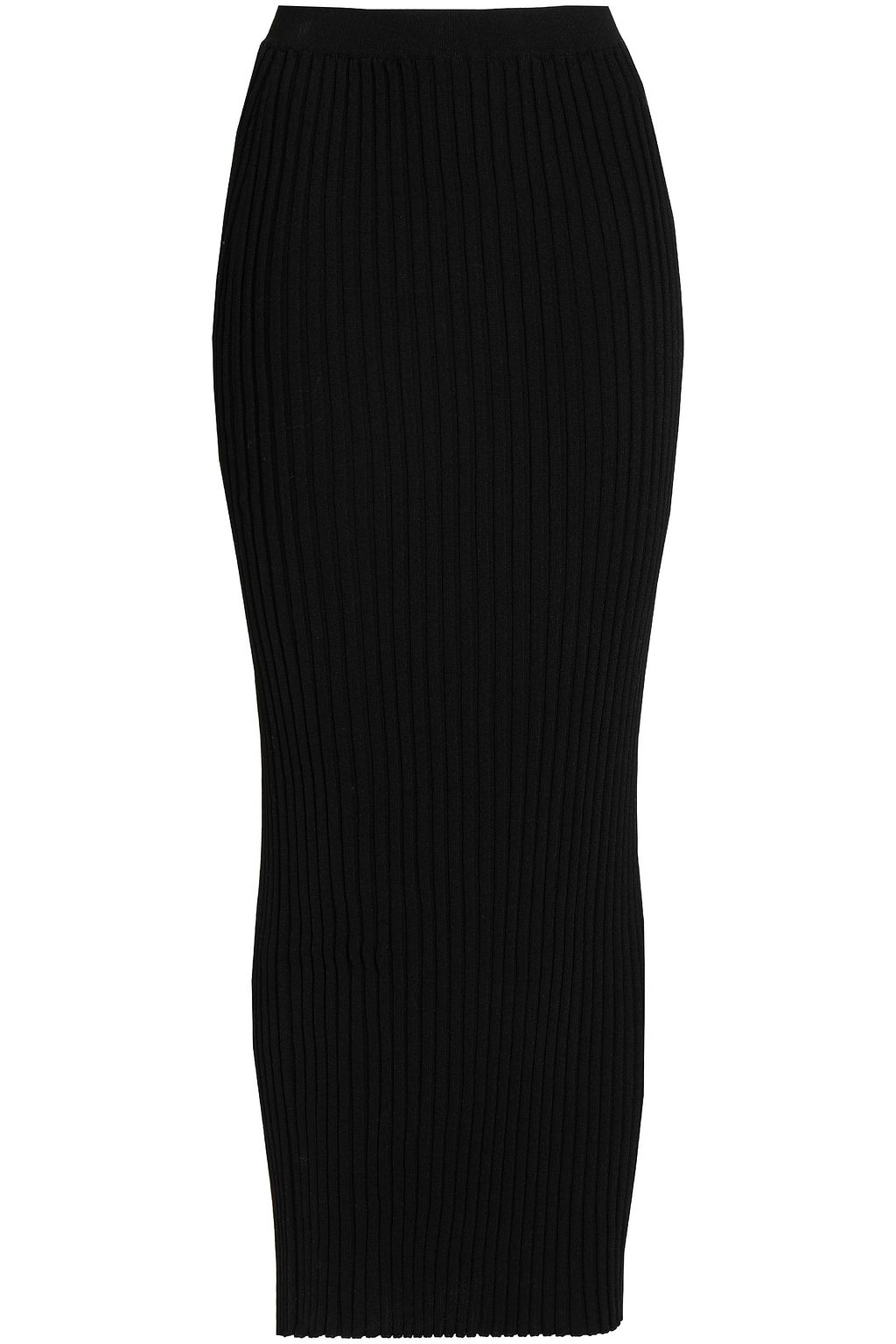 rib knit maxi skirt
