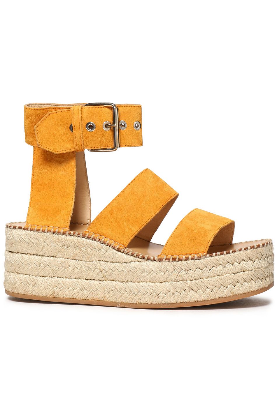 mustard espadrille sandals