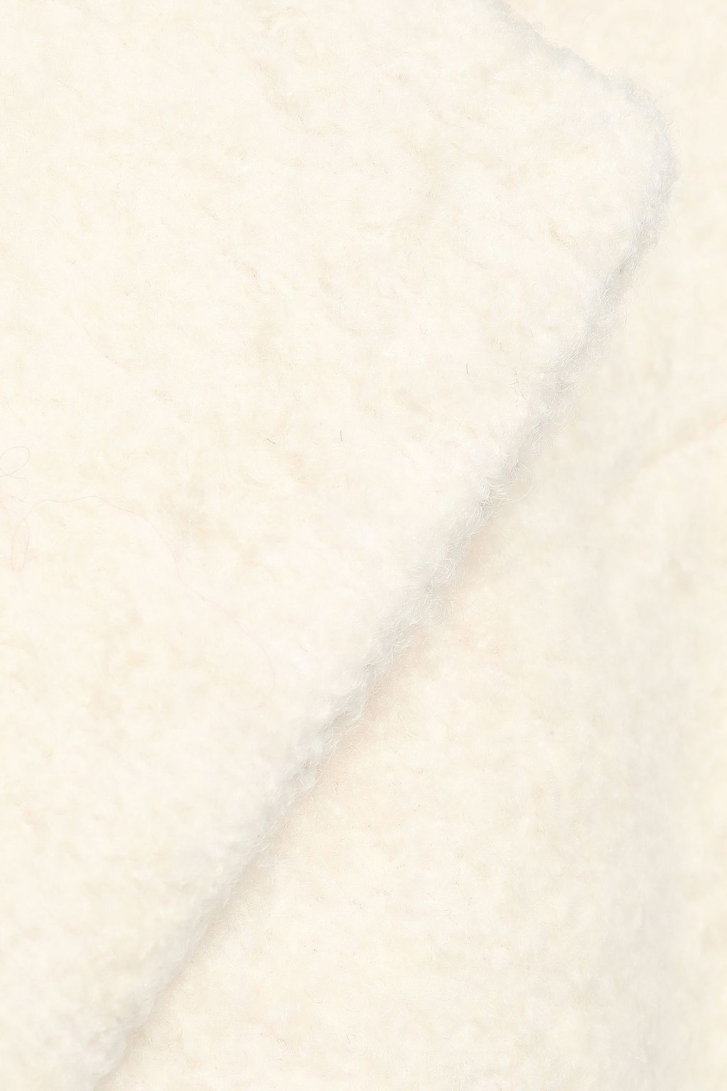 GANNI Fenn belted wool-blend bouclé coat