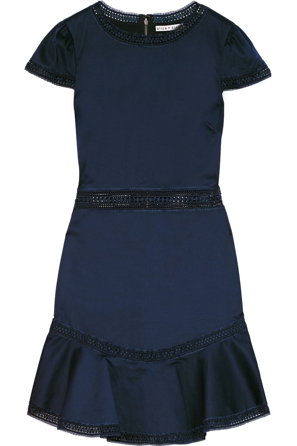 alice and olivia navy dress