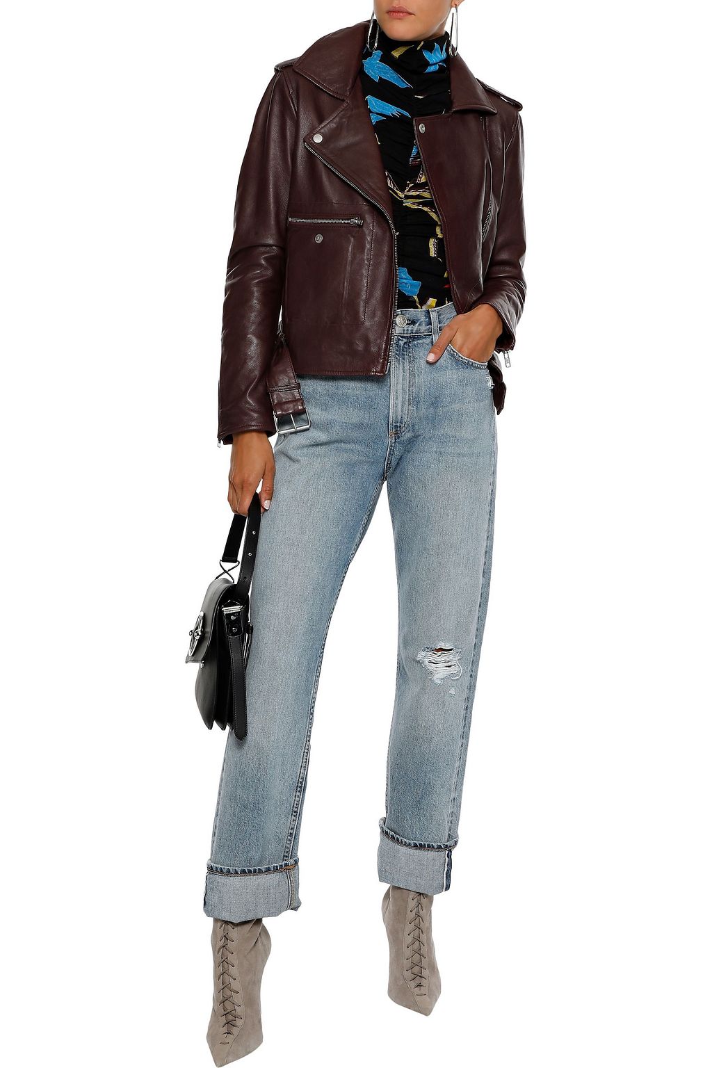 MUUBAA Leather biker jacket