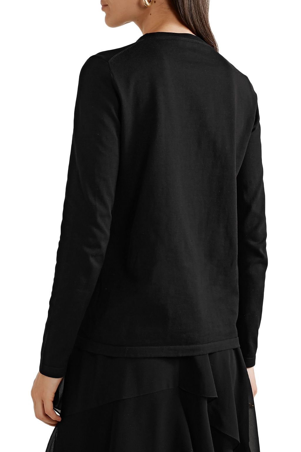 MICHAEL KORS COLLECTION Printed cotton-jersey top