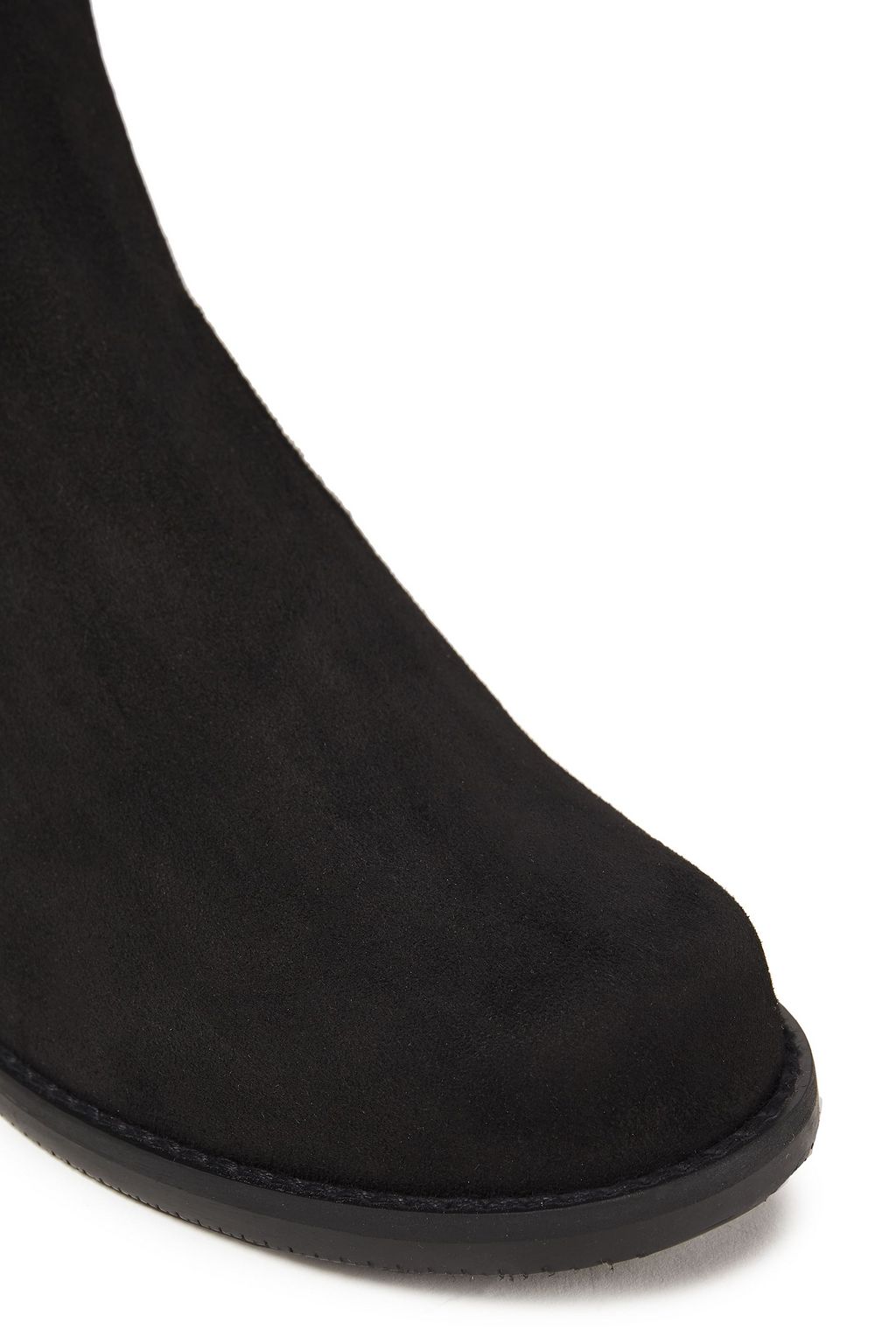 STUART WEITZMAN Microstretch and suede over-the-knee boots
