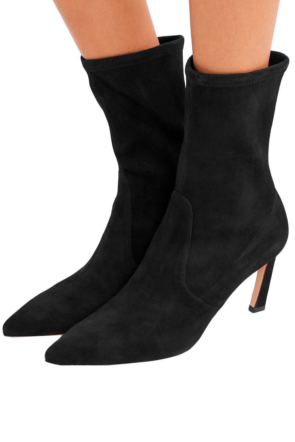 STUART WEITZMAN Suede sock boots