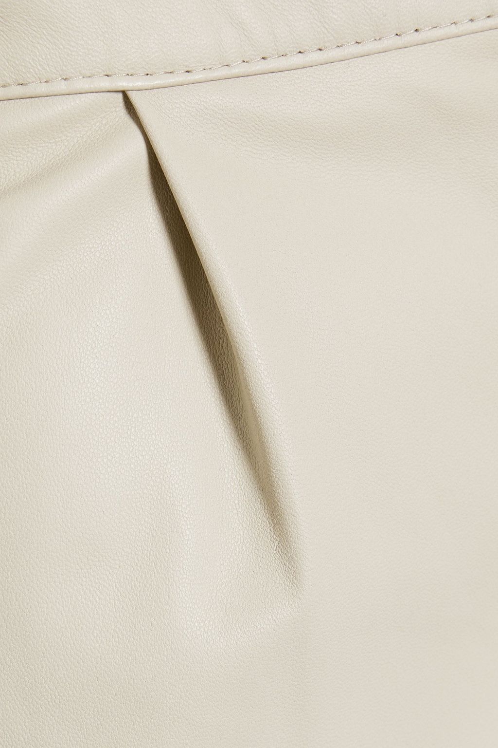 THEORY Leather straight-leg pants
