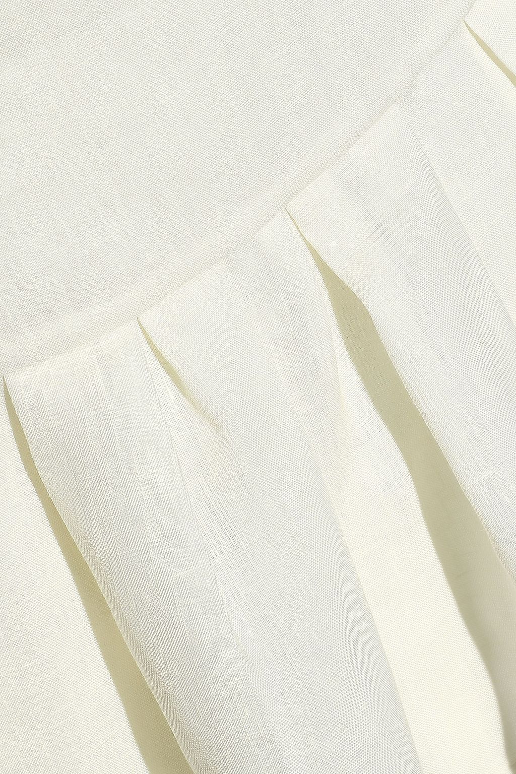 THEORY Tiered linen midi skirt