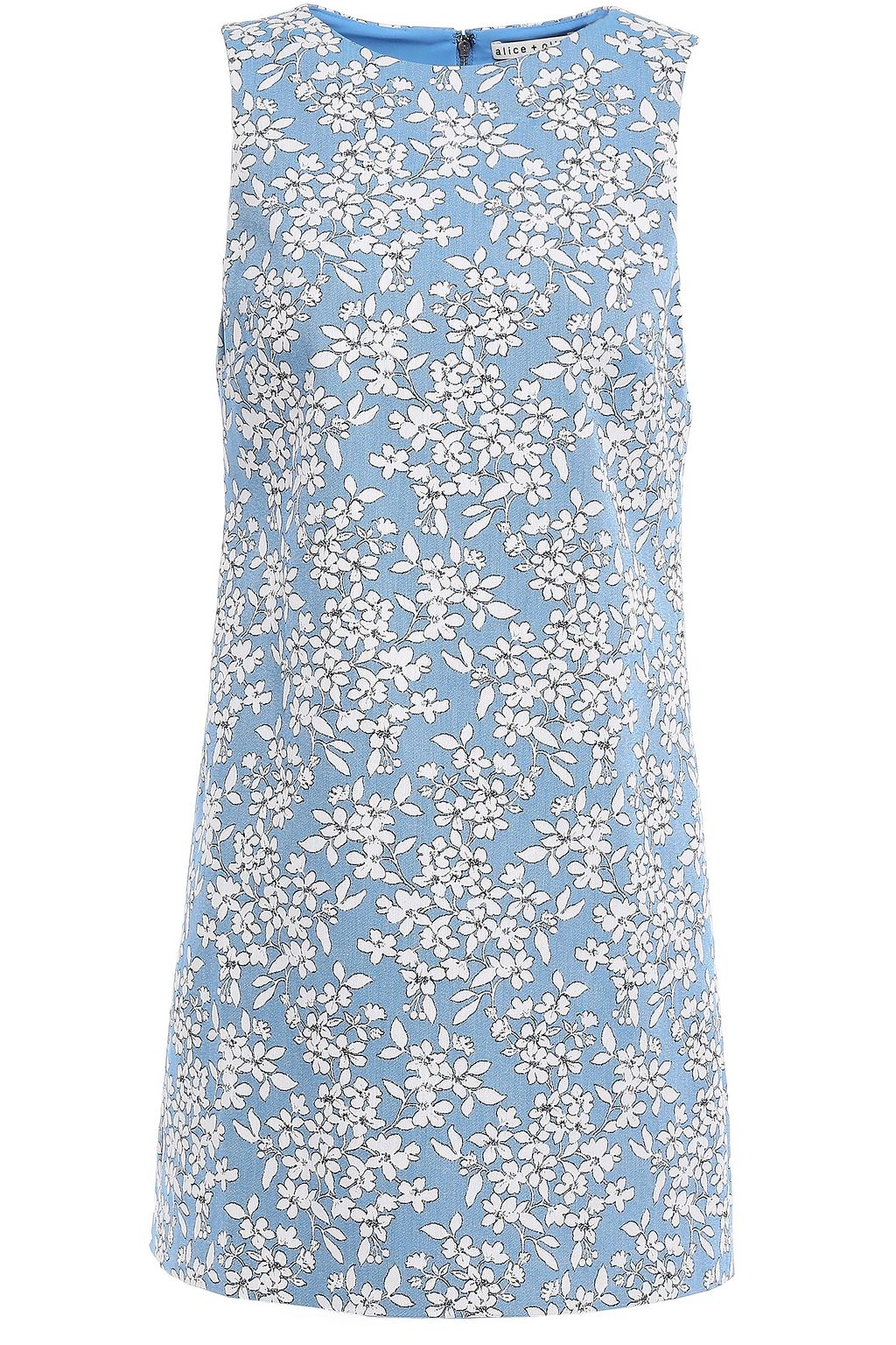 alice and olivia light blue dress