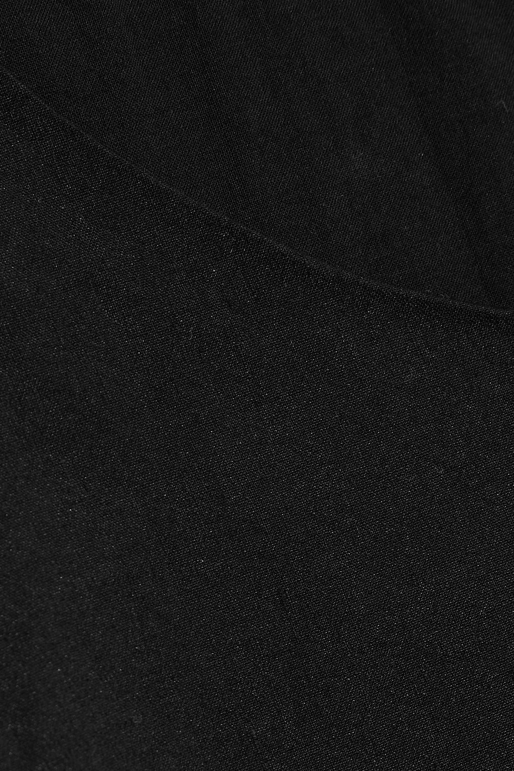 THEORY Crinkled linen-blend mini dress