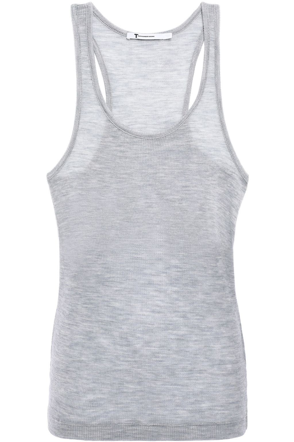 Gray Melange Ribbed Wool Tank Sale Up To 70 Off The Outnet Alexanderwang T The Outnet