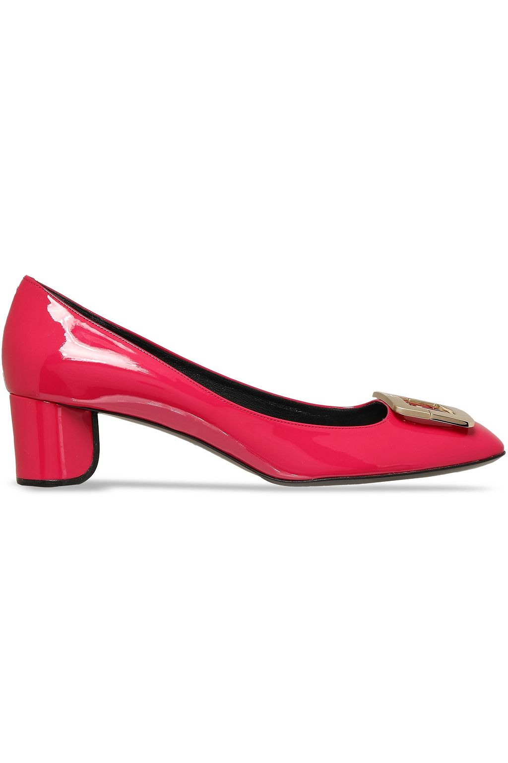 fuchsia mid heel shoes