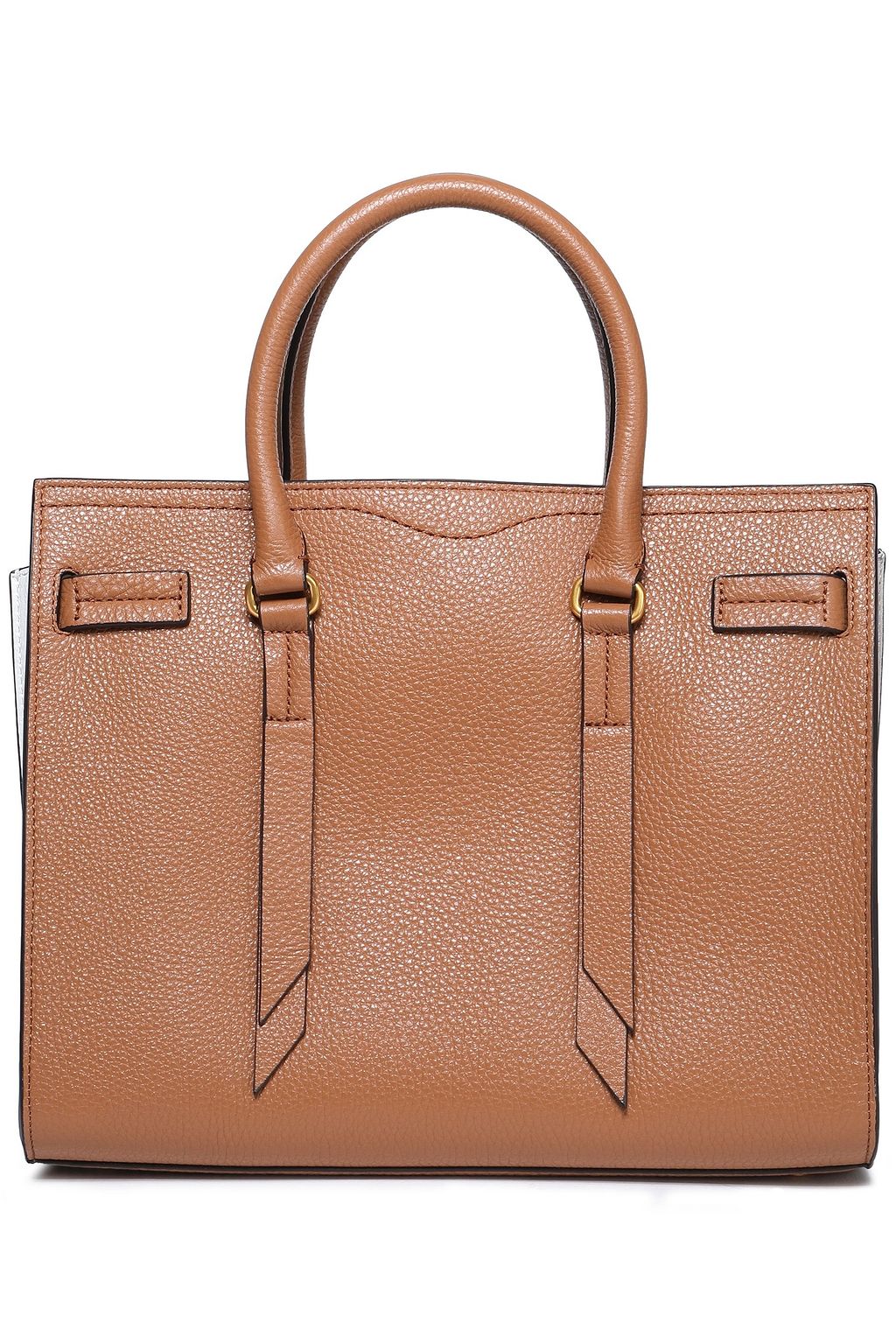 REBECCA MINKOFF Color-block pebbled-leather tote