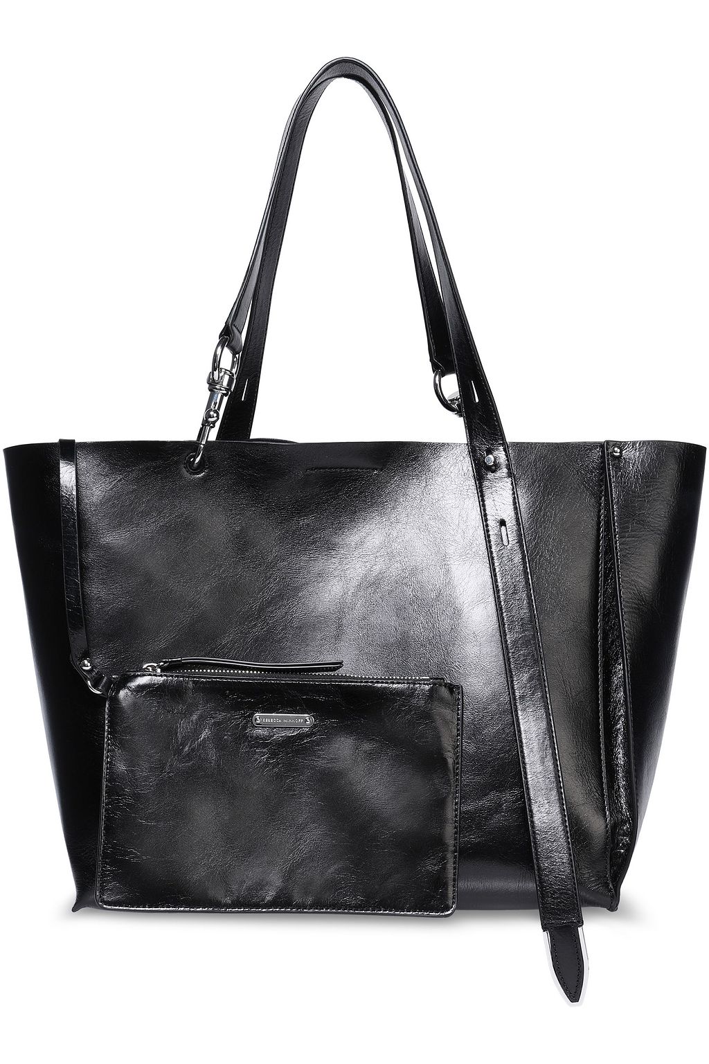 REBECCA MINKOFF Textured-leather tote