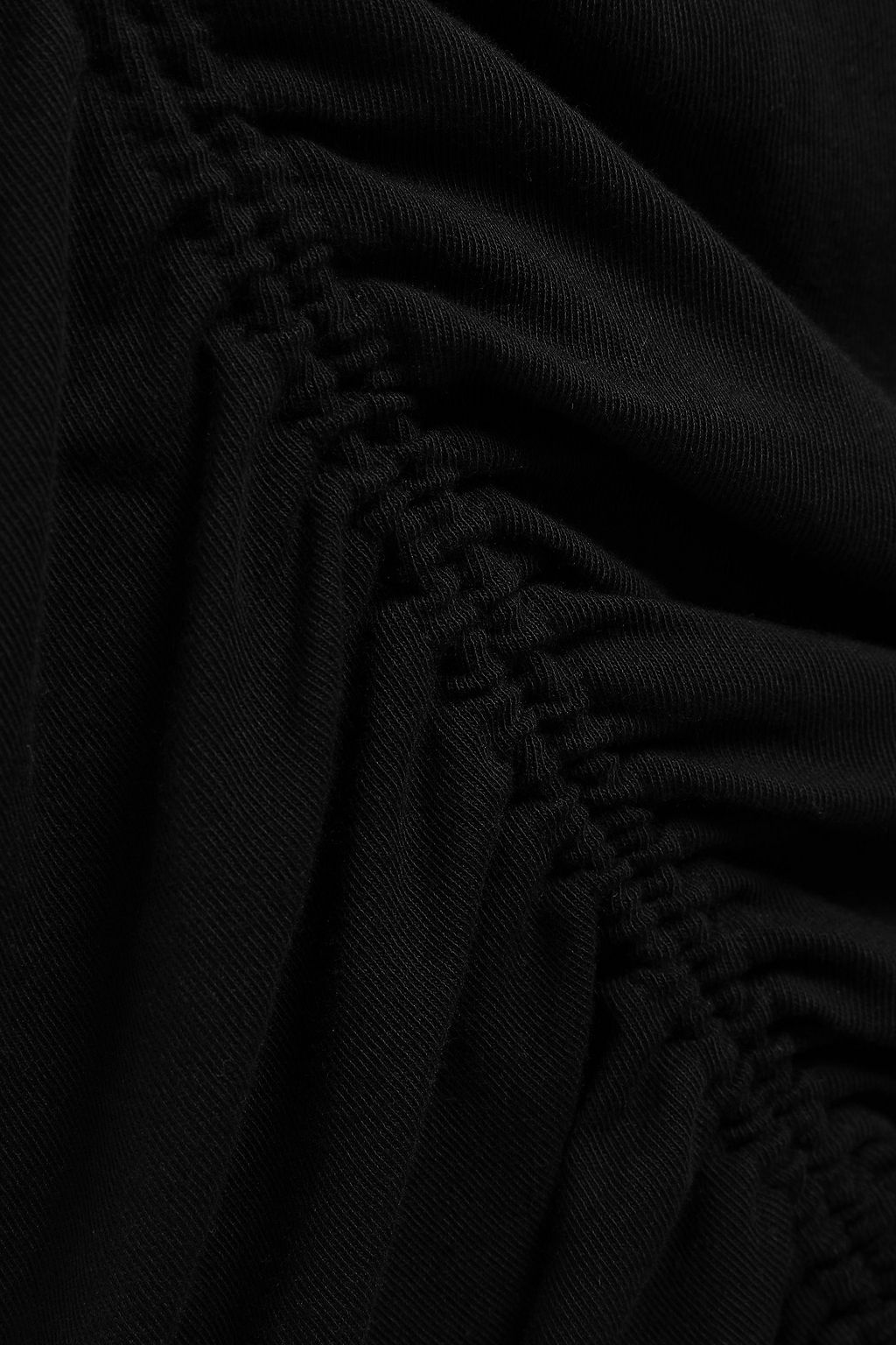 ALEXANDERWANG.T Gathered cotton-jersey mini dress