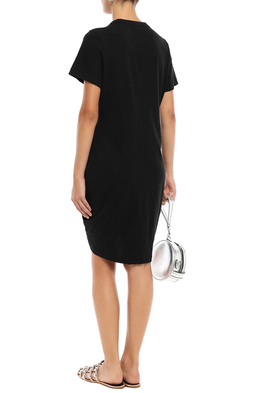 ALEXANDERWANG.T Gathered cotton-jersey mini dress