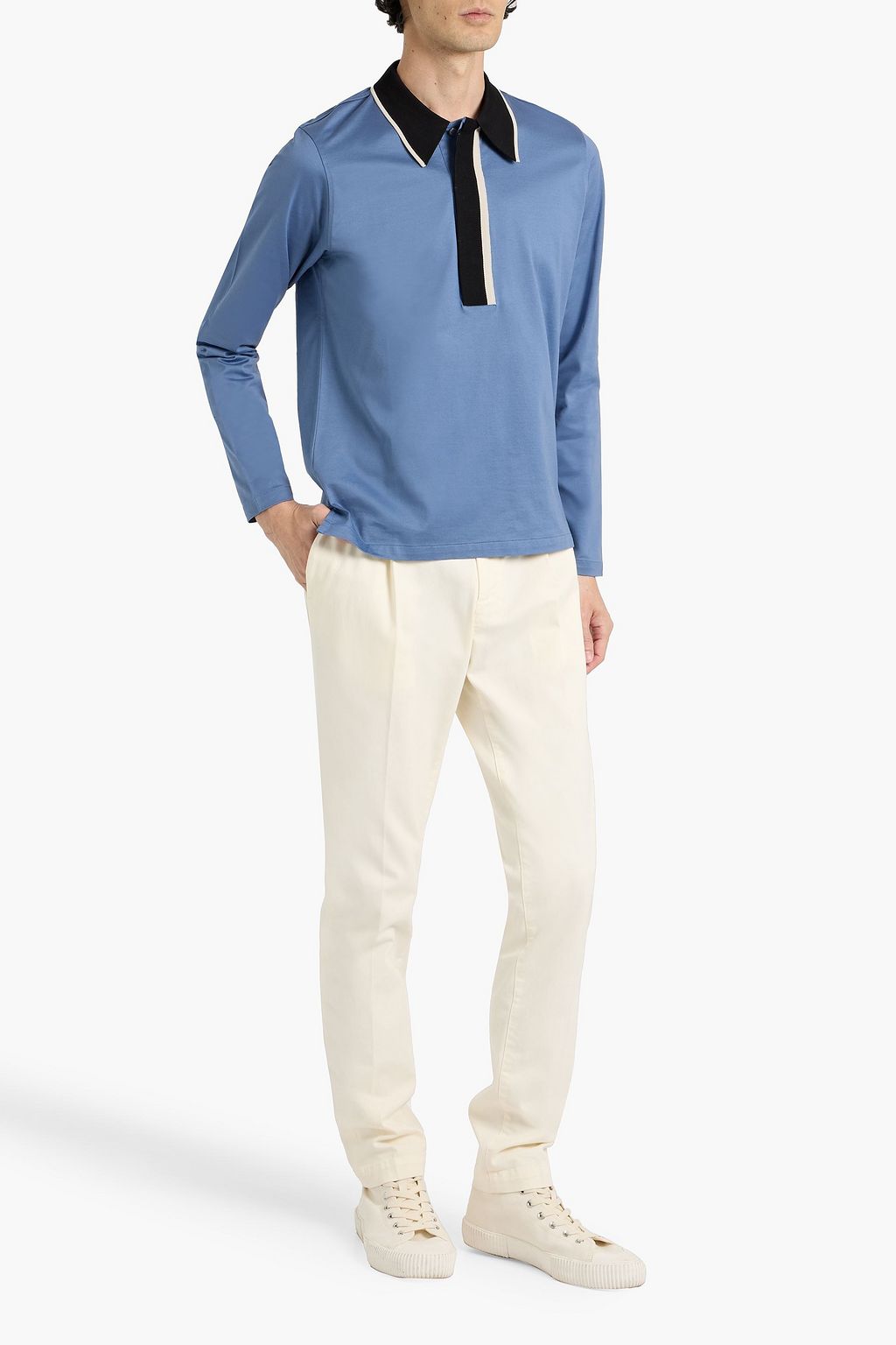 DUNHILL Cotton-jersey polo shirt