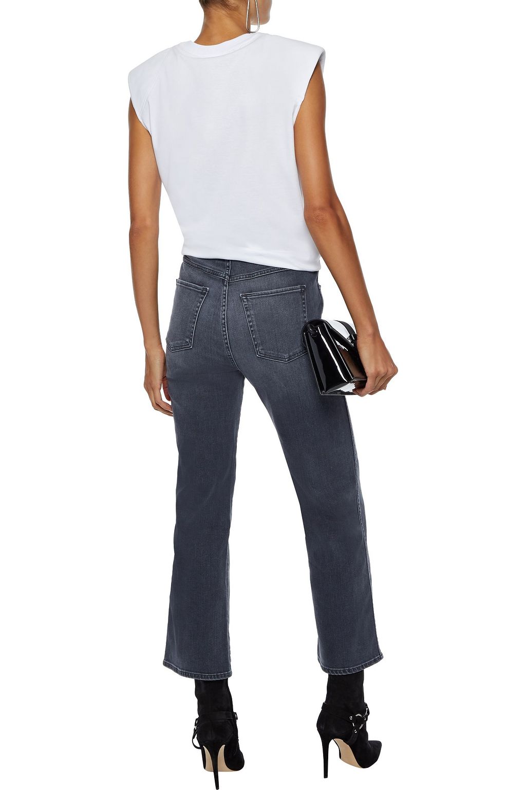 3X1 NYC Joni faded high-rise wide-leg jeans