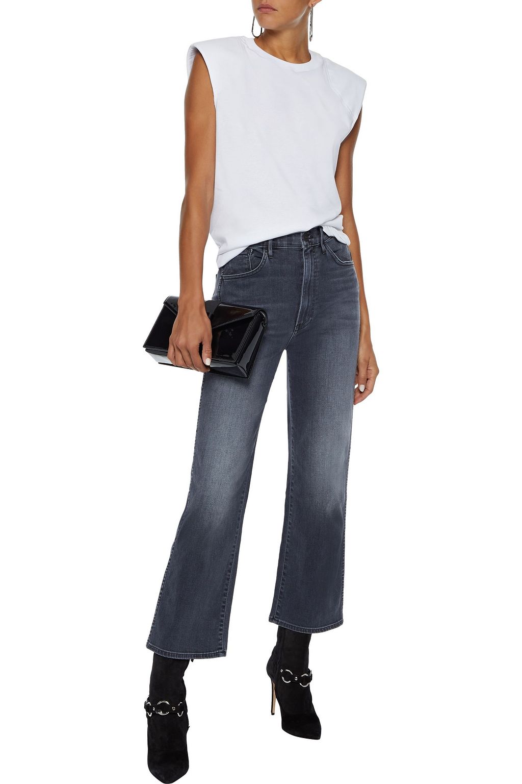 3X1 NYC Joni faded high-rise wide-leg jeans