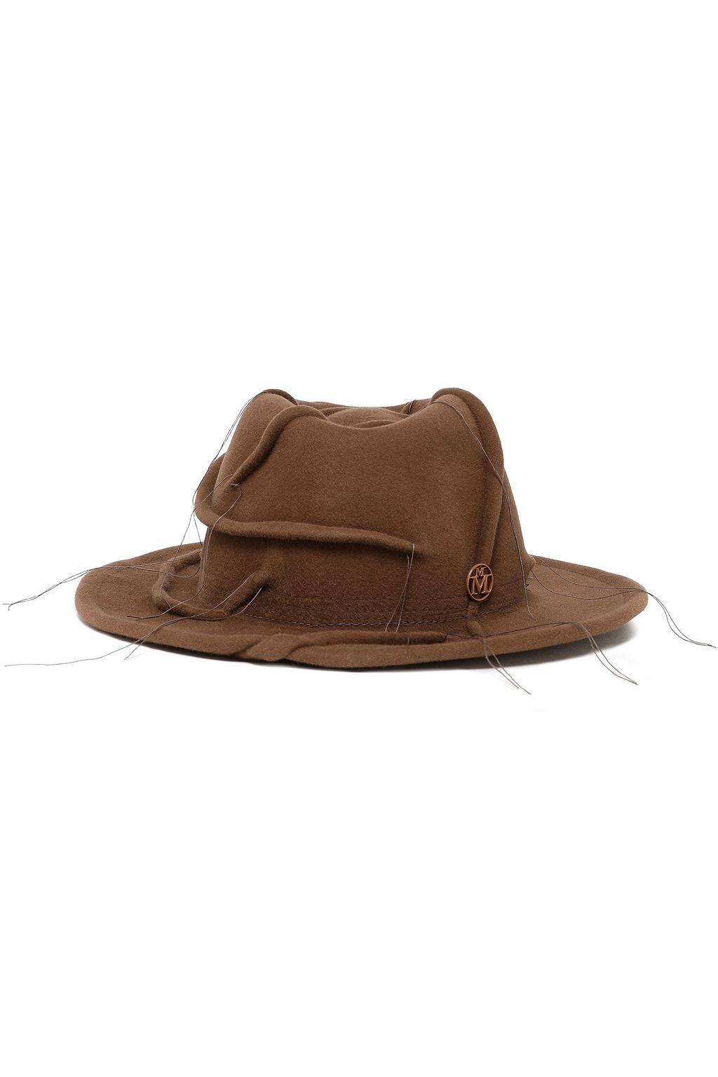 the brown felt hat